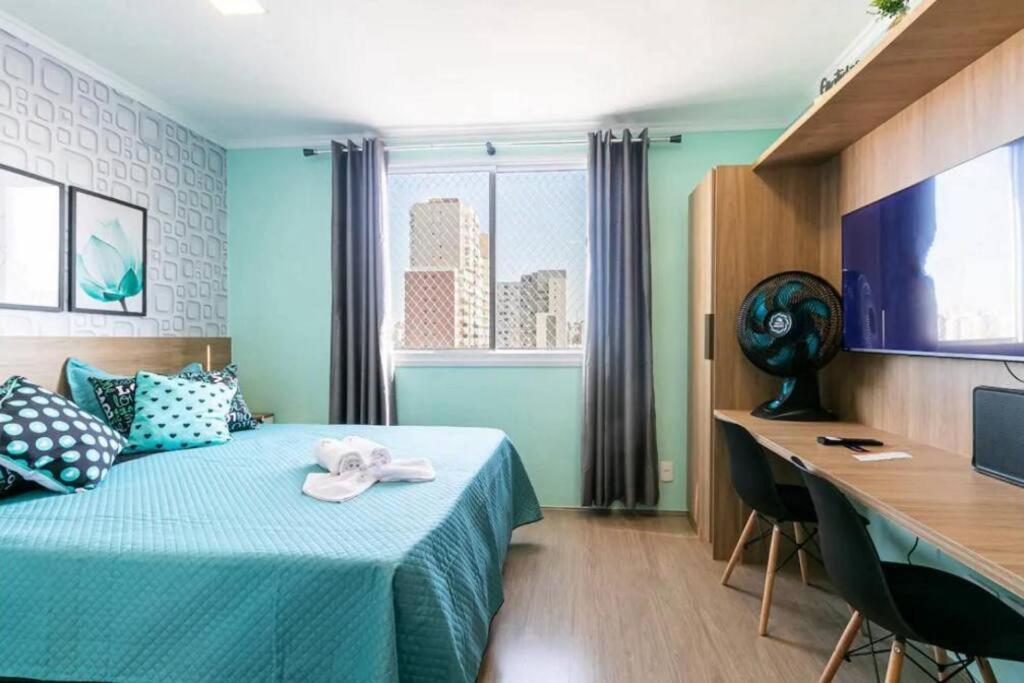 Novo Studio Zafira Metro Bras C/ Piscina 상파울루 외부 사진